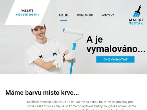 malování pokojů rychle, kvalitně. jsme malíře s tradicí, poradíme, vymalujeme, uklidíme a kocoury neděláme.