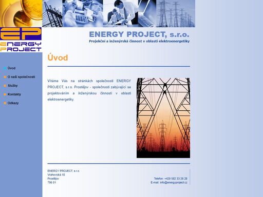 projekční a inženýrská činnost v oblasti elektroenergetiky, kopírování a tisk prostějov