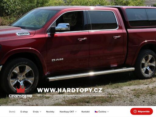 hardtop od českého výrobce cover king top pro evropské i americké vozy pickup. vyrábíme kvalitní laminátové nástavby. kde nakoupit lépe než u výrobce.