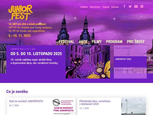 mezinárodní filmový festival juniorfest.