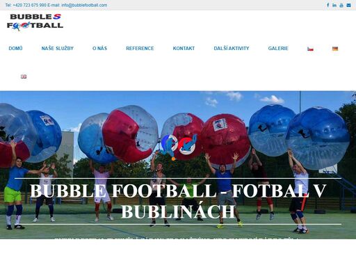 bubble fotbal je zábava, kterou si prostě musíš užít. bumperz fotbal je vhodný na rozlučky, firemní akce, oslavy a nebo jen se vyřádit s přáteli.