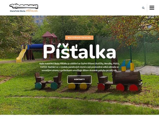 mateřská škola píšťalka je sídlištní škola se čtyřmi třídami v praze, stodůlky