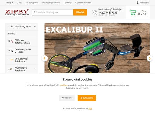 velký výběr detektorů kovů minelab, golden mask, nokta, c.scope a potřeb pro lukostřelbu.