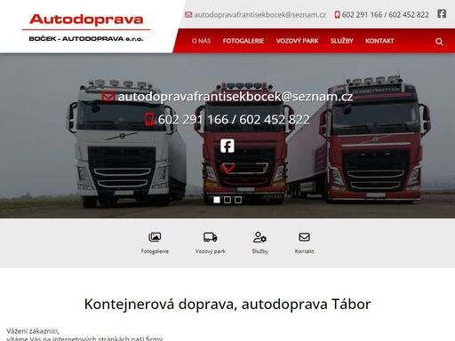 odvoz odpadů a kalů, přeprava biomasy návěsem walking floor, dovoz pitné vody tábor