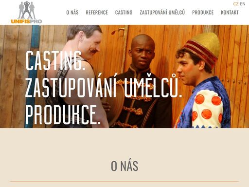 casting, produkce, zastupování umělců, filmová produkce, databáze herců, kompars