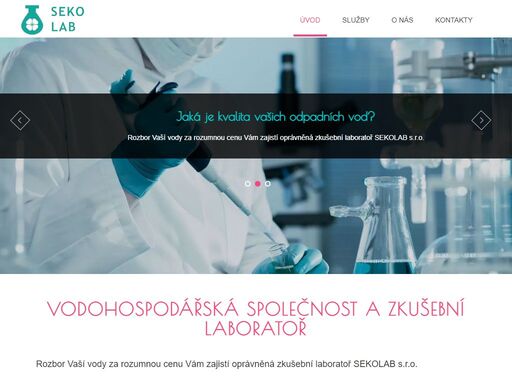 vodohospodářská společnost a zkušební laboratoř sekolab s.r.o. v plzni