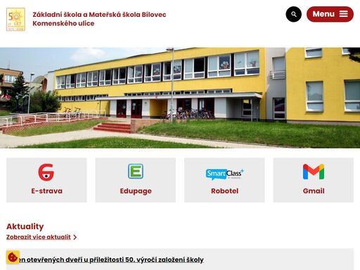 vítejte na stránkách základní školy a mateřské školy komenského v bílovci.
