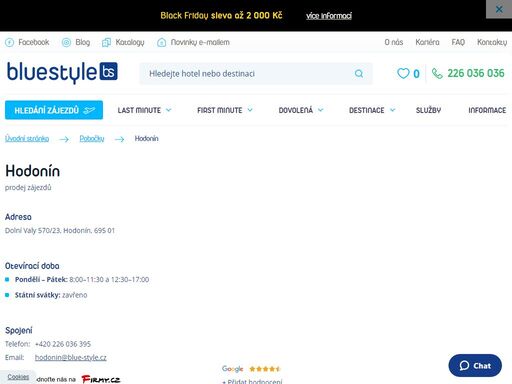 navštivte nás na pobočce v hodoníně nebo si vyberte zájezd na webových stránkách. poleťte s ck blue style za sluníčkem. pomůžeme vám s výběrem.