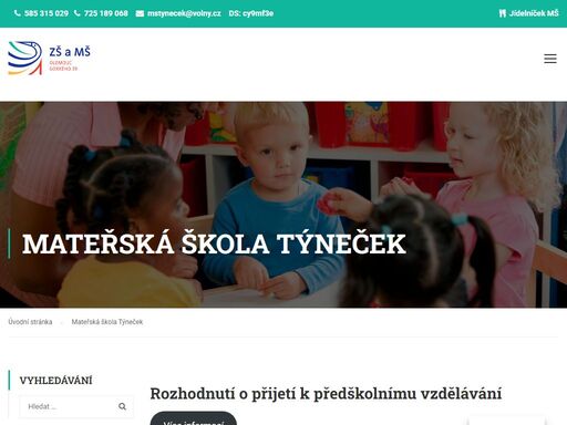 základní škola a mateřská škola olomouc, gorkého 39, příspěvková organizace