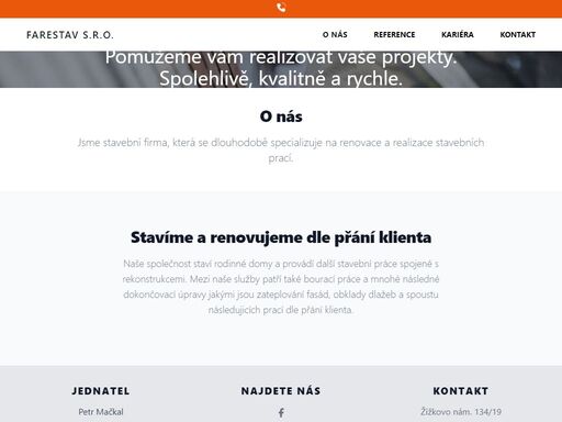 stavební firma - zednické práce, obklady a dlažby, zateplování fasád