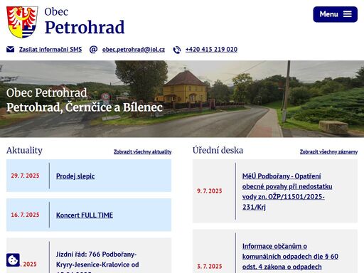 petrohrad (něm. petersburg) je vesnice v okrese louny, kraj ústecký. vesnice se nachází v nadmořské výšce 360 metrů. obec petrohrad je složena z obcí petrohrad, černčice a bílenec.