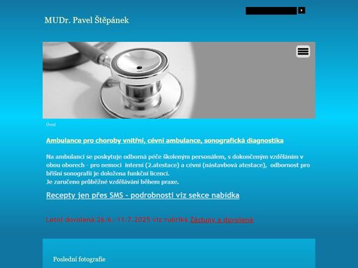 interní vyšetření, cévní vyšetření, konsiliární služba, předoperační vyšetření, kompletní sonografická diagnostika, sonografie žil a tepen.
sono břicha, sono střev. 