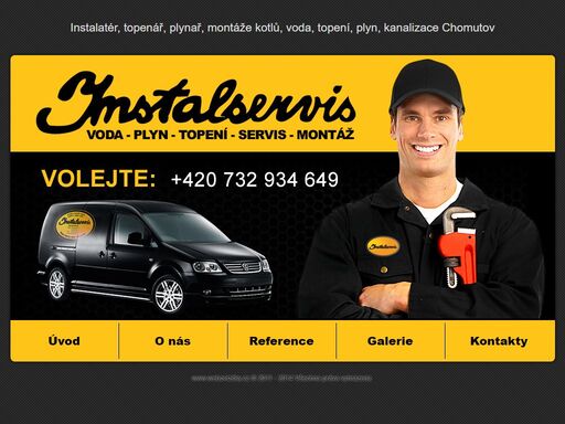 instalservis - václav havlan, chomutov provádí montáže, rekonstrukce a opravy rozvodů plynu, topení, vody, kanalizace. montáže, opravy, záruční a pozáruční servis, revize, provozní prohlídky plynových spotřebičů, kotlů. revize, oprava, montáž plynového kotle. instalatér, topenář, plynař.