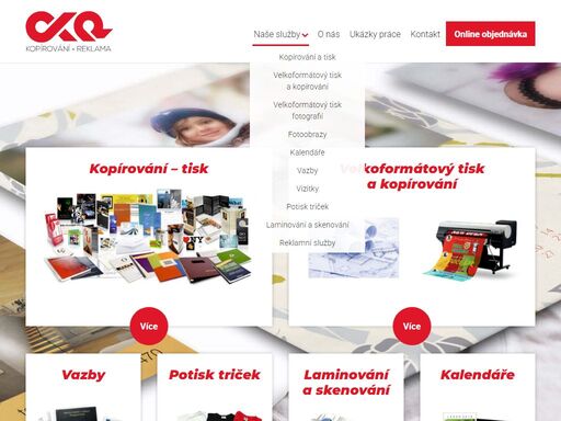 nabízíme kompletní služby kopírování a tisku v olomouci. zajistíme kopírování, tisk, vazby, fotokalendáře, vizitky, velkoformátový tisk, postery a reklamu