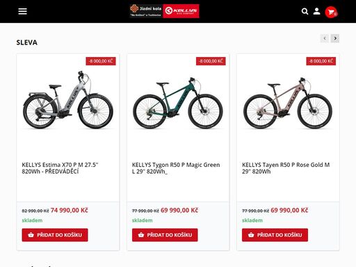 kellys, elektokola kellys, kola kellys, kolo kellys, elektrokolo kellys prodej kol značky kellys