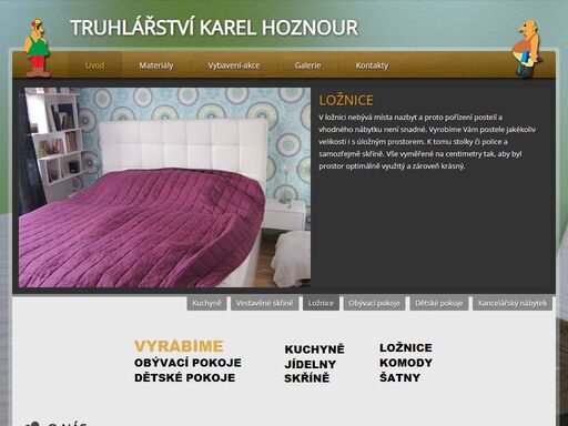 truhláři česku - truhlářství karel hoznour vyrábíme nábytek na míru