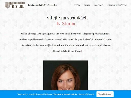 vítejte na stránkách  b-studia