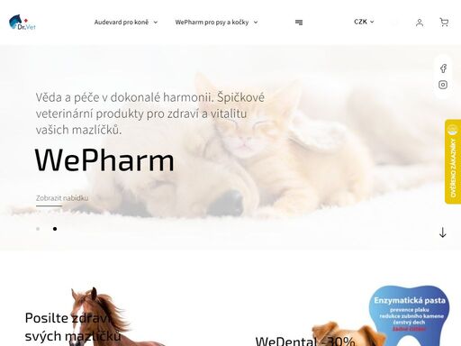 prémiová řada veterinárních léčivých přípravků pro koně, psy a kočky.? špičkové produkty, pro chovatele s vysokými nároky na kvalitu a efektivitu léčiv, doplňků i krmiva. 