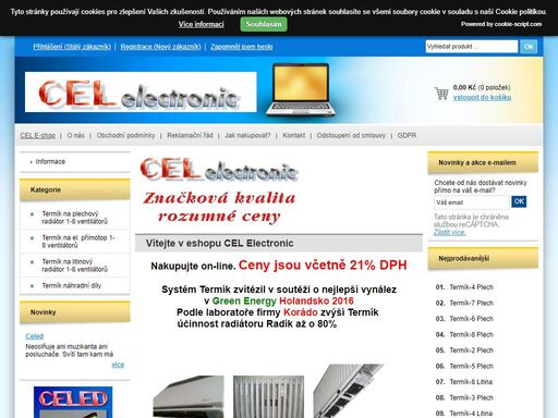 nakupujte zboží online cel e-shop