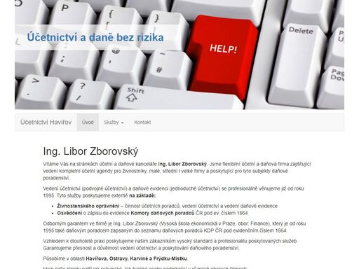 účetníctví libor zborovský nabízí vedení účetnictví a daňové i mzdové evidence pro malé a střední firmy v havířově.
