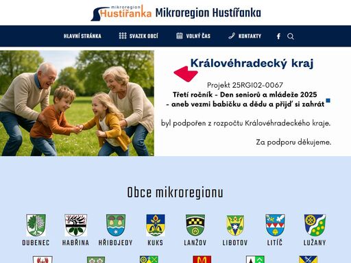   - mikroregion hustířanka