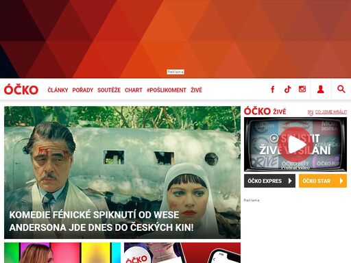 stránky první české hudební televize, nové klipy, aktuality, soutěže, hitparáda, streamované vysílání