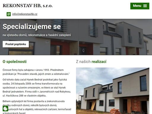 předmětem podnikání je provádění staveb,jejich změn a odstraňování.