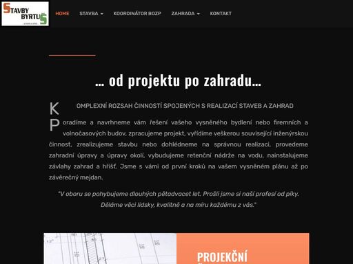 projektování a realizace staveb
