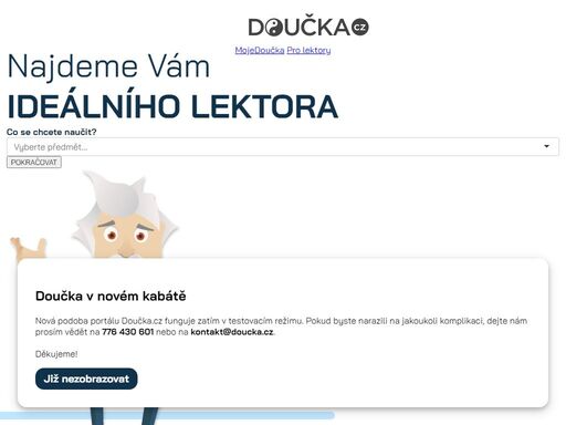 kvalitní doučování za příjemnou cenu | doučování matematiky, angličtiny a dalších předmětů. objednávka doučování je nezávazná a zdarma.