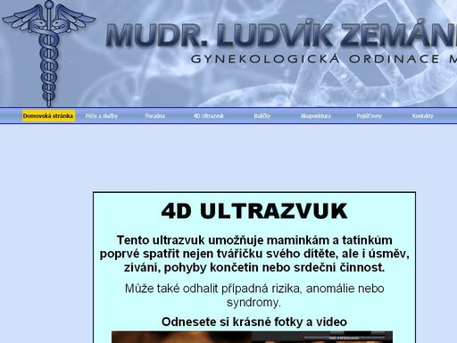 gynekologická ordinace mudr. ludvík zemánek - informace pro pacienty