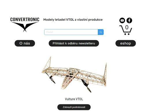 jediné místo, kde si můžete koupit stavebnici modelu vulture vtol