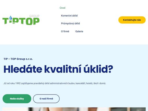 kompletní úklidové práce, komerční úklid, průmyslový úklid. úklid budov a kanceláří