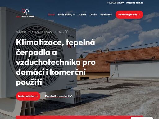 již více jak 12 let provádíme montáž a servis klimatizace, tepelných čerpadel a vzduchotechniky pro domácí i komerční použití.