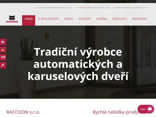 automatické a karuselové dveře