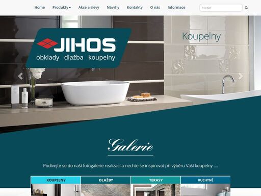 obklady, dlazby, koupelny jihos cz, s.r.o. - www.jihos.cz