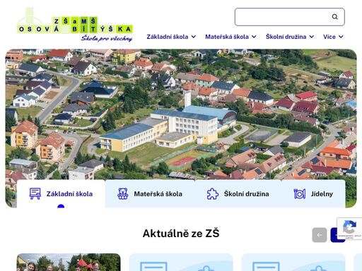 základní škola a mateřská škola osová bítýška je úplná základní škola, která se nachází v malebném prostředí na úpatí českomoravské vysočiny v obci osová bítýška. 