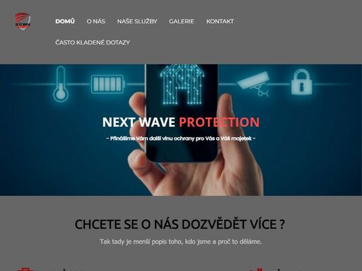 nextwave protection poskytuje špičkové bezpečnostní služby a produkty. nabízíme profesionální řešení pro ochranu vašeho majetku a vašeho bezpečí. zjistěte více!