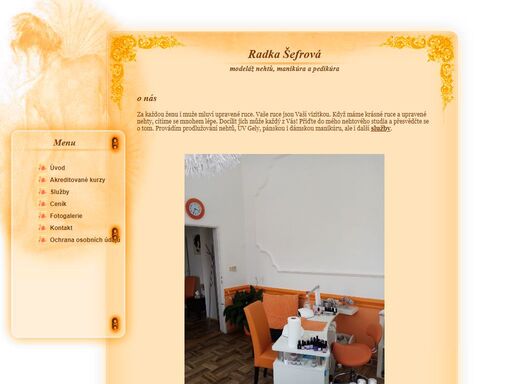 nabízíme manikúru, pedikúru a modeláž nehtů, pořádáme rekvalifikační kurzy modeláže nehtů, manikúry, pedikúry akreditované mšmt