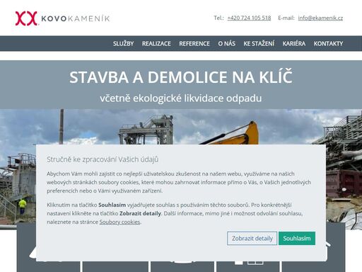 demolice staveb, průmyslových areálů, ekologická likvidace, energetika. komplexní práce, na klič, po celé čr. již od roku 2008. ozvěte se nám.