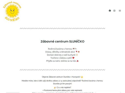 rodinná kavárna s hernou ???? oslavy, dílničky a tématické akce ????domácí dobroty z naší kuchyně ?? tvořeno s láskou a péčí ?? přijďte za námi, tešíme se na vás ??