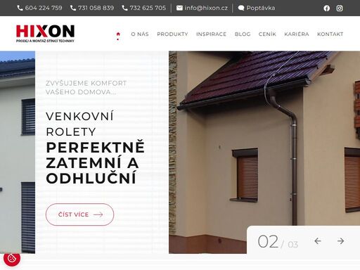 dodáváme kvalitní žaluzie, rolety, markýzy a sítě proti hmyzu po celé moravě. máme velký výběr, rychlé dodací termíny a příznivé ceny.