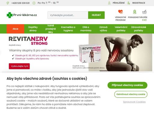 internetová lékárna - prvni-lekarna.cz, skladem přes 15 000 produktů. ihned expedujeme. výrobky za skvělé ceny. nakupujte výhodně.