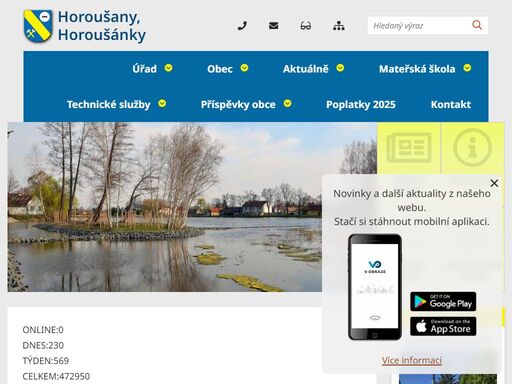 oficiální stránky obce horoušany