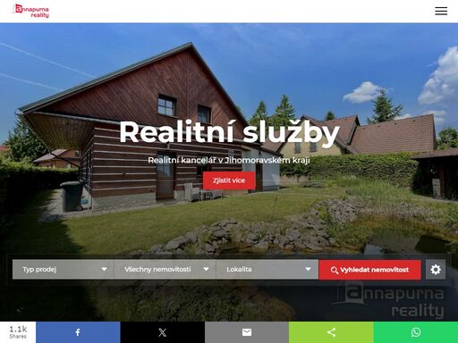 každý den stovky nových nemovitostí, reality. nemovitosti na prodej či pronájem v každém místě. přehledný katalog realit.