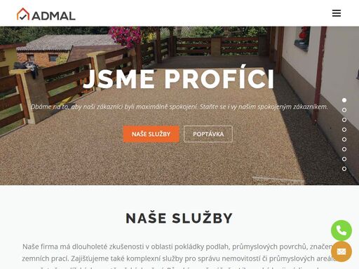 zajišťujeme stavební práce, pokládky podlah, průmyslových povrchů, značení, zemních prací. zajišťujeme také komplexní služby pro správu nemovitostí či průmyslových areálů včetně malířských a natěračských přací. působíme převážně v liberecké kraji, rádi se ale přizpůsobíme vašim požadavkům.