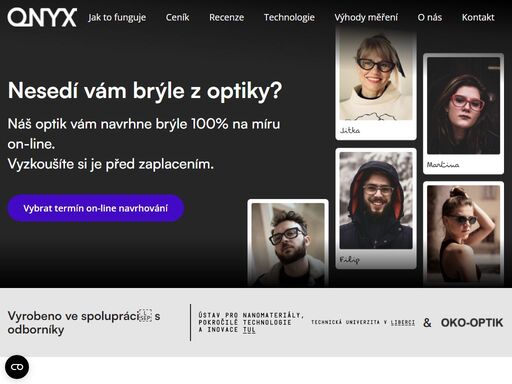 brýle z optiky nesedí? ty naše navrhnete na míru spolu s optikem on-line.