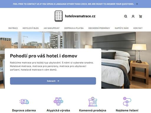 specializujeme se na hotelové matrace s vysokou odolností a komfortem. nabízíme poradenství, výrobu na míru a rychlé dodání – ideální pro hotely i penziony.