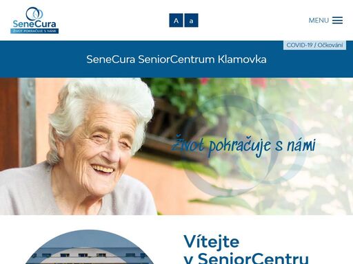senecura seniorcentrum klamovka poskytuje péči seniorům se sníženou soběstačností nebo s alzheimerovou chorobu či jinou formou demence. jsme držiteli značky kvality od apss. svým klientům zajišťujeme péči 24 hodin 7 dní v týdnu.