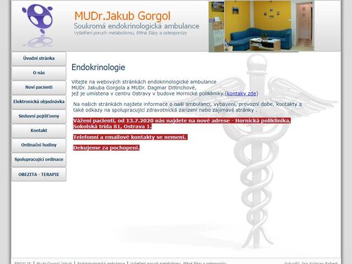 mudr. jakub gorgol - soukromá endokrinologická ambulance.
