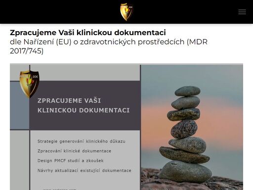 zpracujeme vaši klinickou dokumentaci
- strategie generování klinického důkazu 
- zpracování klinické dokumentace 
- design pmcf studií a zkoušek  
- návrhy aktualizací existující dokumentace